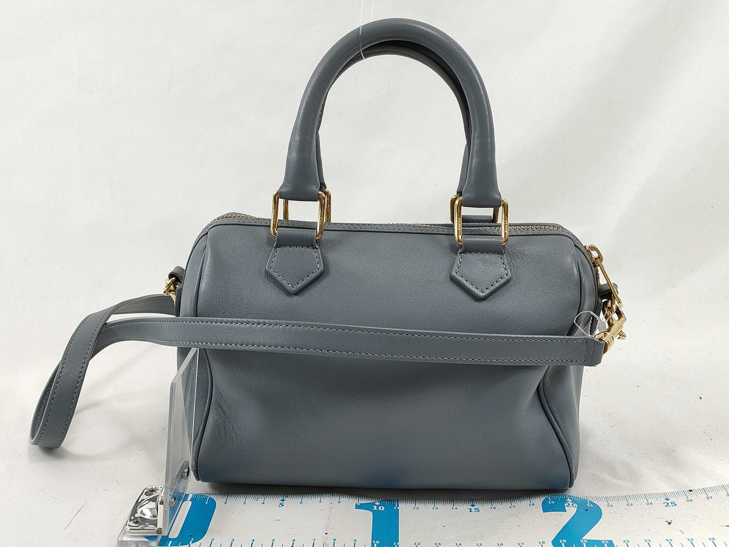 CELINE Cuir Triomphe Mini Boston Handbag