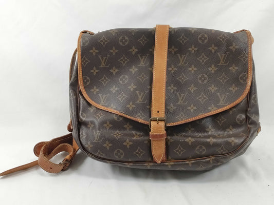 LOUIS VUITTON Monogram Saumur Shoulder Bag