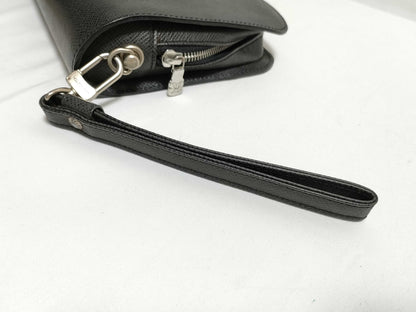 LOUIS VUITTON Taiga Louis Vuitton Taiga Baikal Ardoise Clutch Bag Second Bag Second Bag