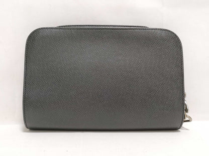 LOUIS VUITTON Taiga Louis Vuitton Taiga Baikal Ardoise Clutch Bag Second Bag Second Bag