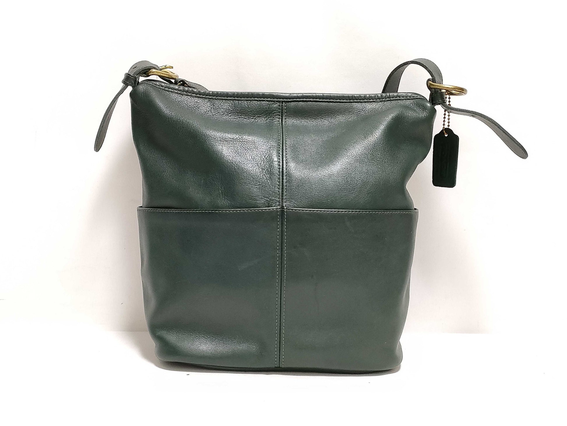 COACH Old Coach Green Shoulder Bag