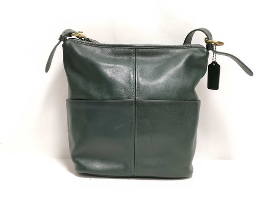 COACH Old Coach Green Shoulder Bag