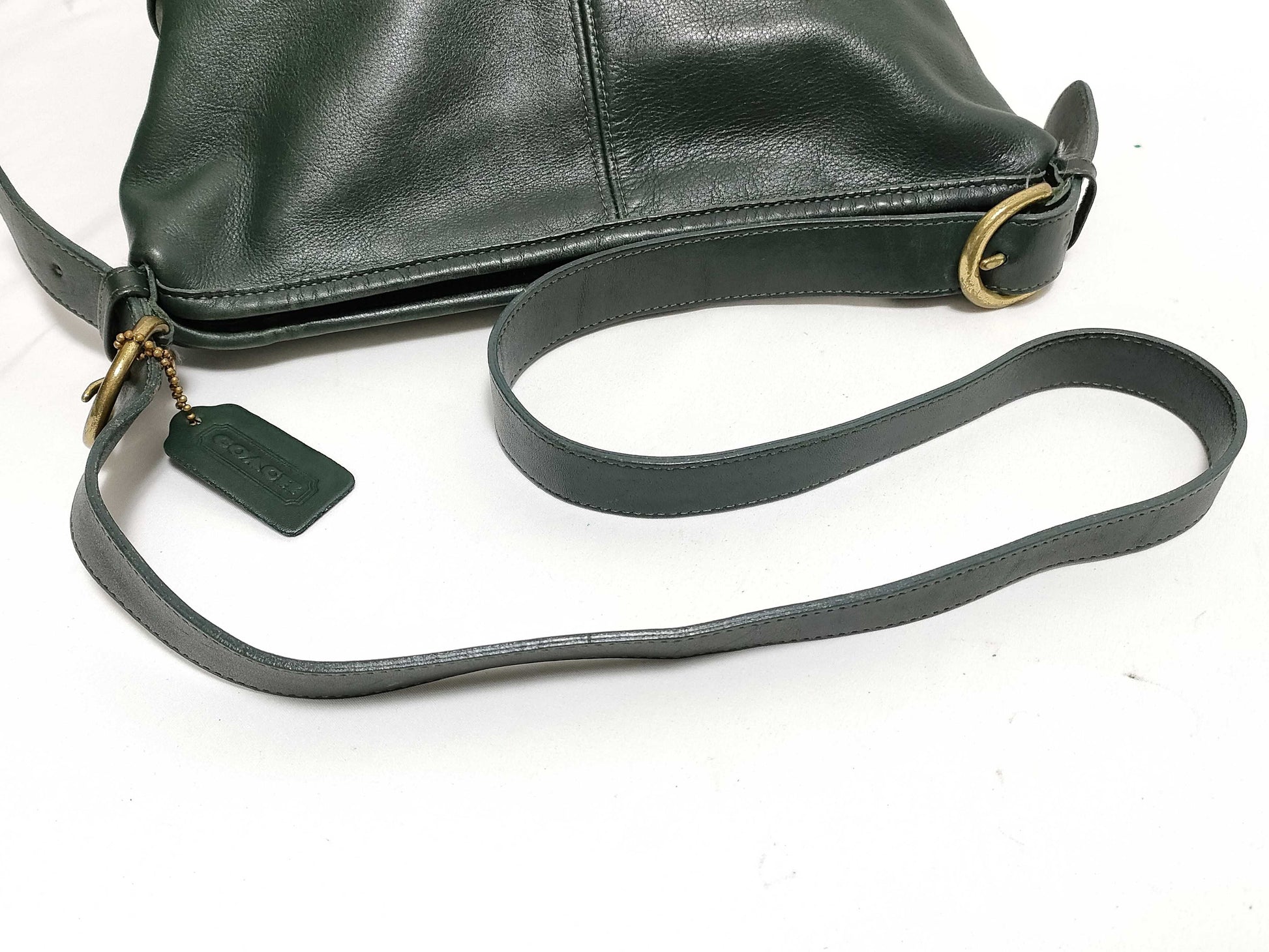 COACH Old Coach Green Shoulder Bag