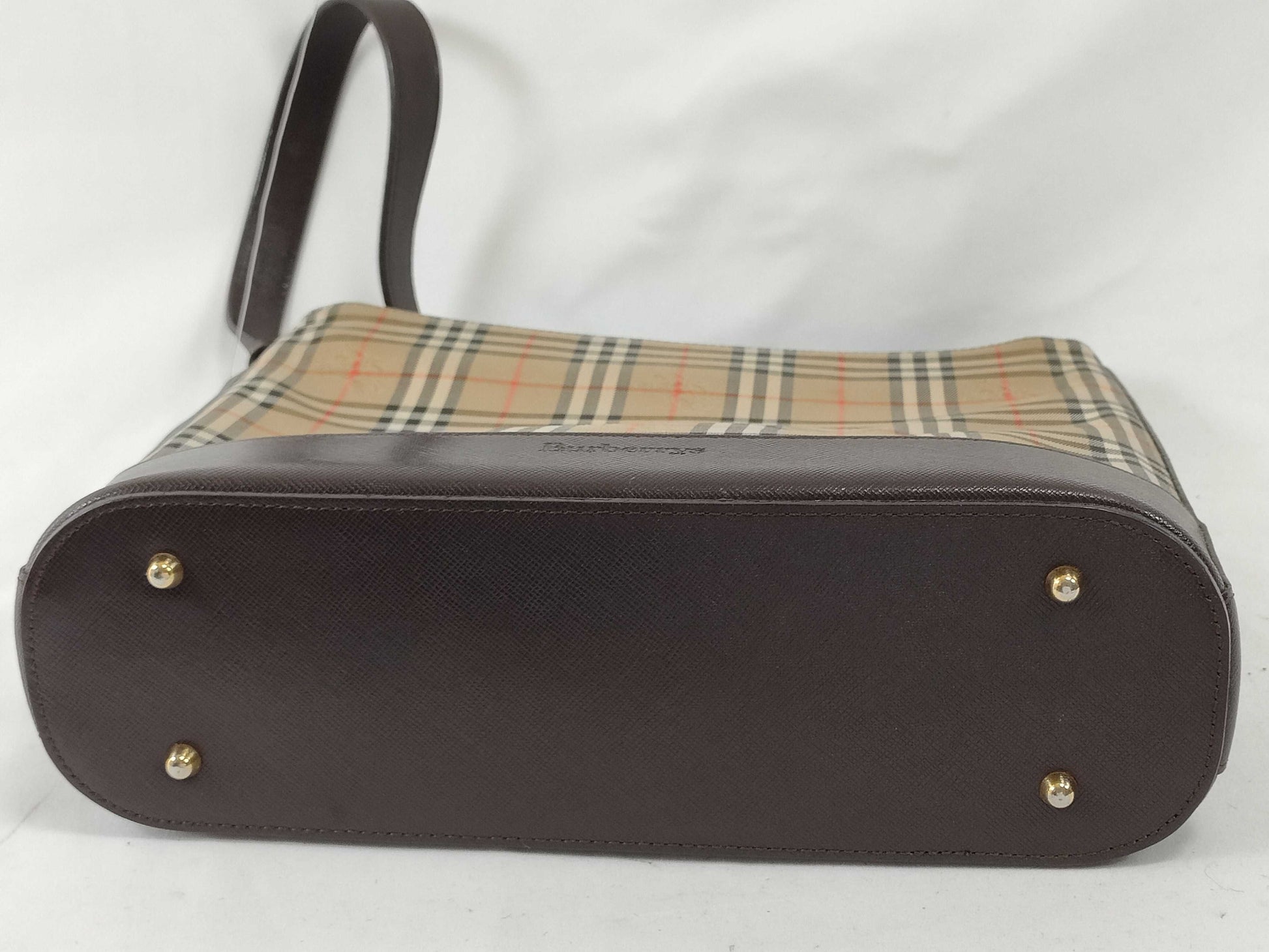 Burberry Nova Check One-Shoulder Bag with Charm