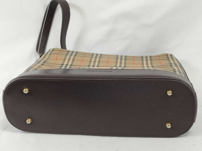 Burberry Nova Check One-Shoulder Bag with Charm