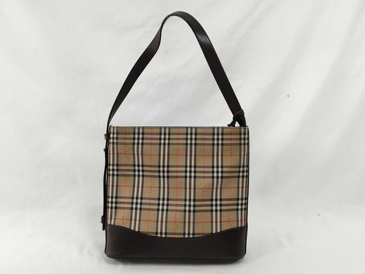 Burberry Nova Check One-Shoulder Bag with Charm