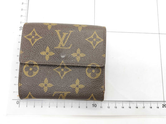 LOUIS VUITTON TH 0936 Monogram Louis Vuitton Monogram Pattern Double Hook Bifold Wallet