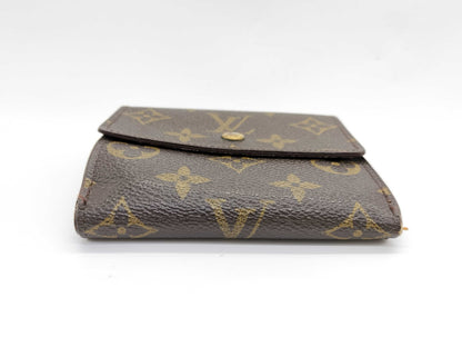 LOUIS VUITTON TH 0936 Monogram Louis Vuitton Monogram Pattern Double Hook Bifold Wallet