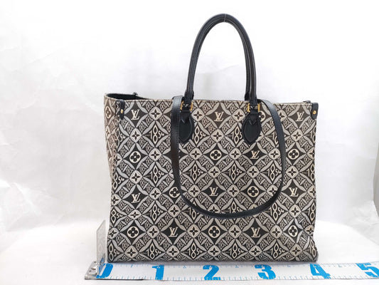 LOUIS VUITTON LV On the Go GM Monogram Jacquard Tote Bag
