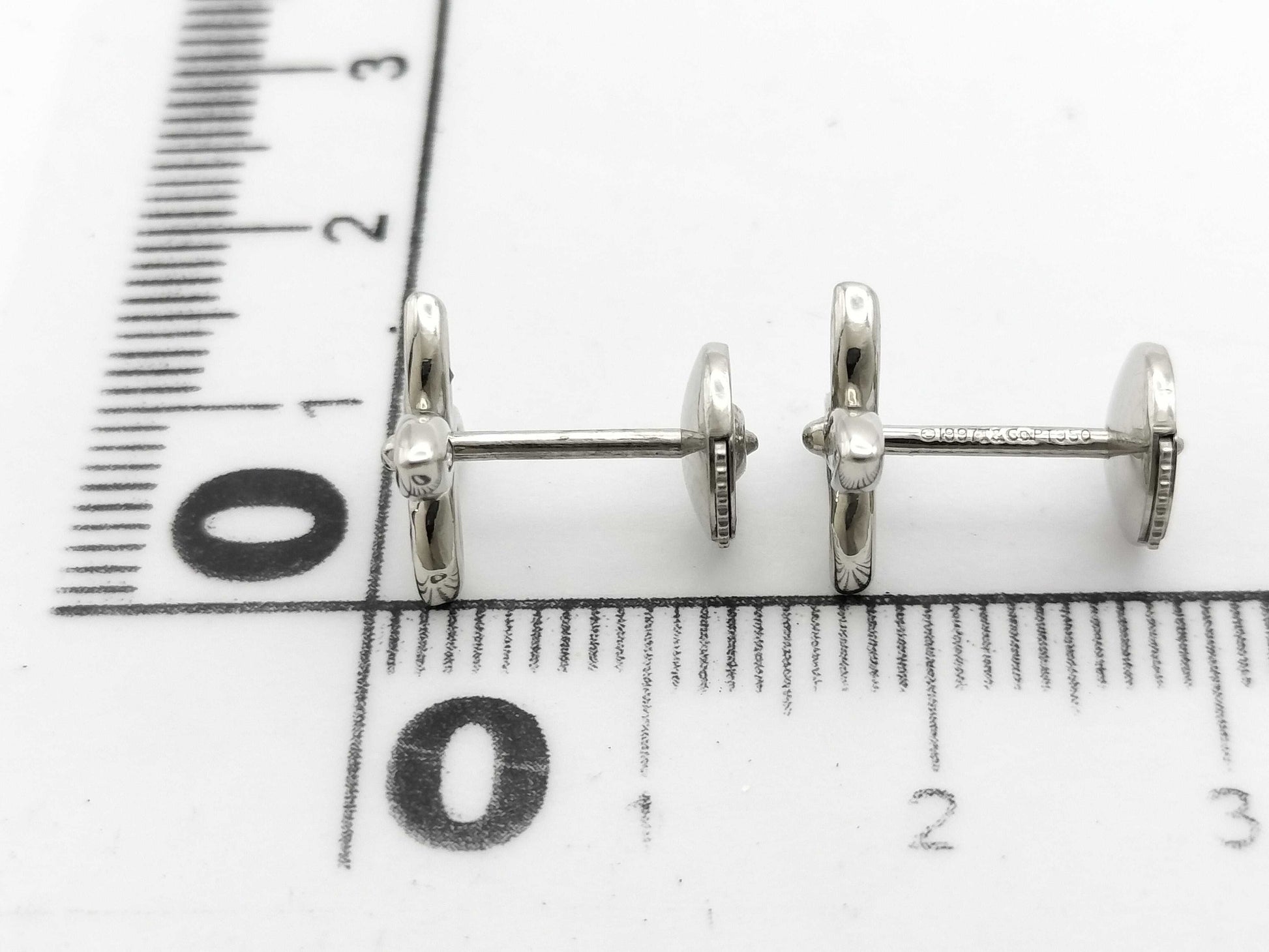 Tiffany & Co. Victoria Diamond PT950 3.3g Earrings 