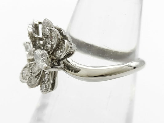 Tiffany & Co. Butterfly Motif Diamond Ring in PT950, 7.2g 