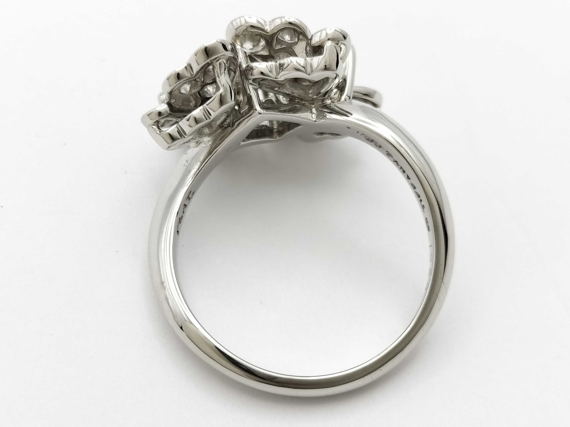 Tiffany & Co. Butterfly Motif Diamond Ring in PT950, 7.2g 