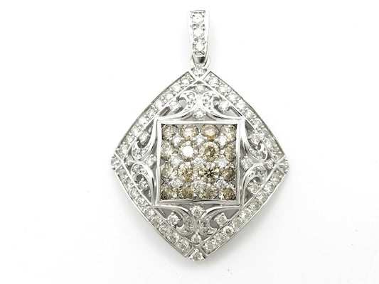 D3.30ct K18WG 9.9g Pendant Top 