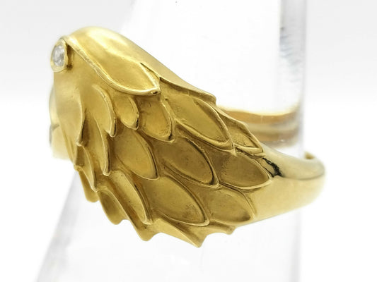 Carrera y Carrera Eagle Motif Diamond 750 6.9g Ring 