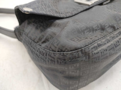 FENDI Mamma Bucket Zucchino/Nylon Shoulder Bag
