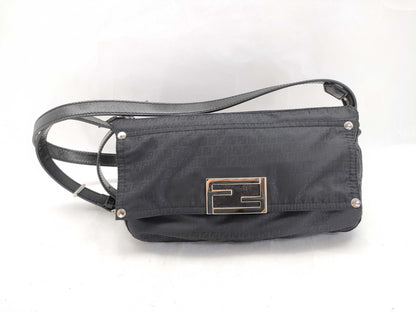 FENDI Mamma Bucket Zucchino/Nylon Shoulder Bag