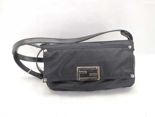 FENDI Mamma Bucket Zucchino/Nylon Shoulder Bag