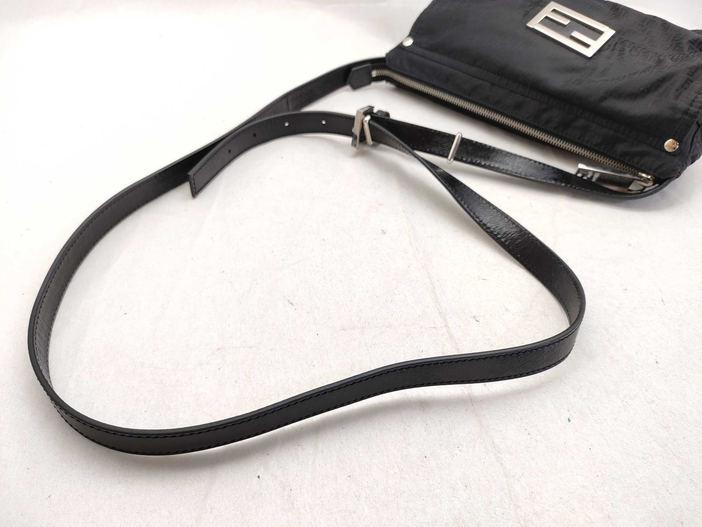 FENDI Mamma Bucket Zucchino/Nylon Shoulder Bag
