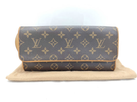 LOUIS VUITTON Monogram LV Monogram Pochette Twin GM M51852 CA0050 Shoulder Bag