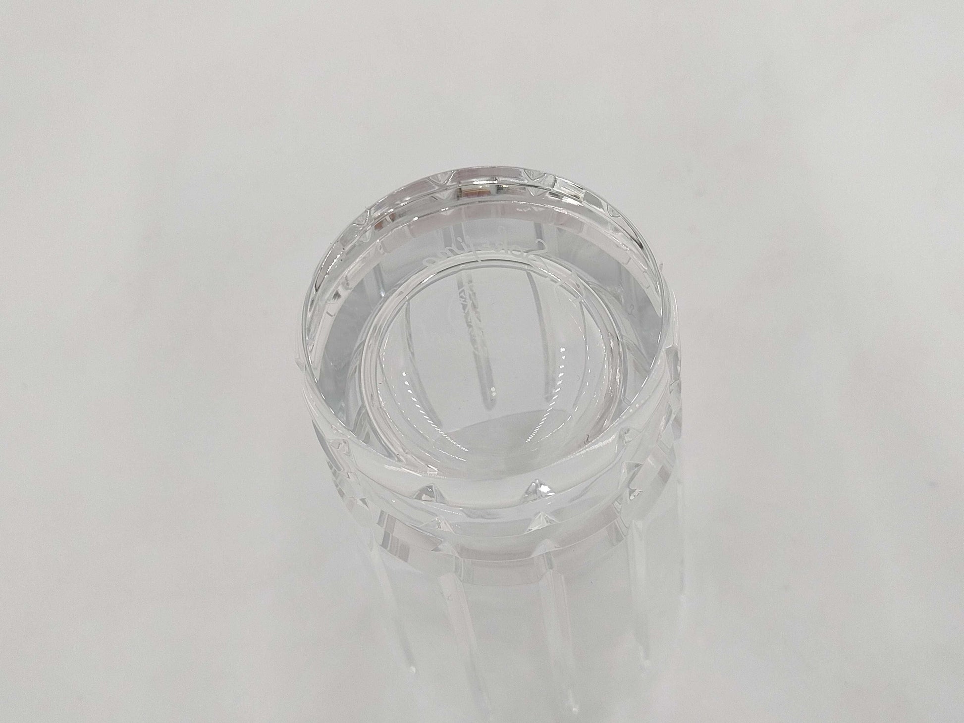 Baccarat Tumbler Glass with Initials