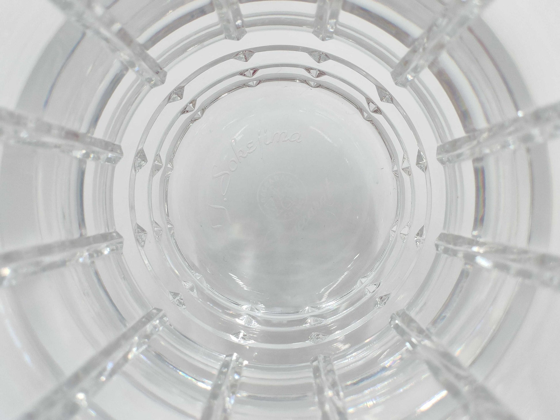 Baccarat Tumbler Glass with Initials