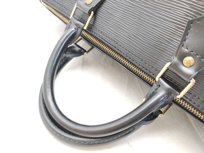 LOUIS VUITTON Epi Speedy 30 Boston Bag M59022 VI0915 Black