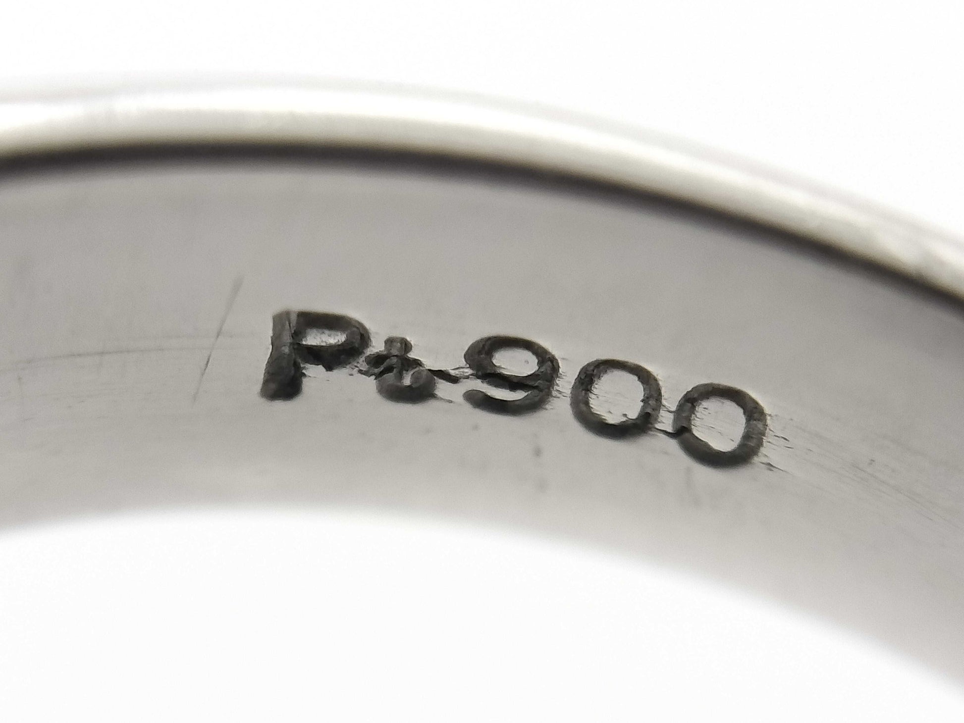 E3.73ct D2.07ct PT900 19.9g Ring 