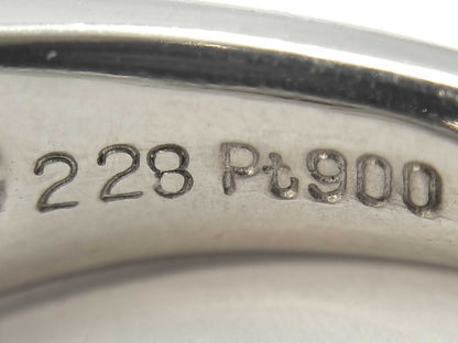 R2.28ct D0.24ct PT900 9.1g Ring 