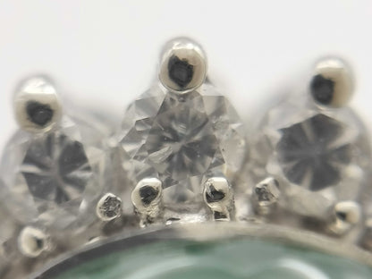 Jadeite 4.60ct D0.63ct PT900 10.2g Ring 