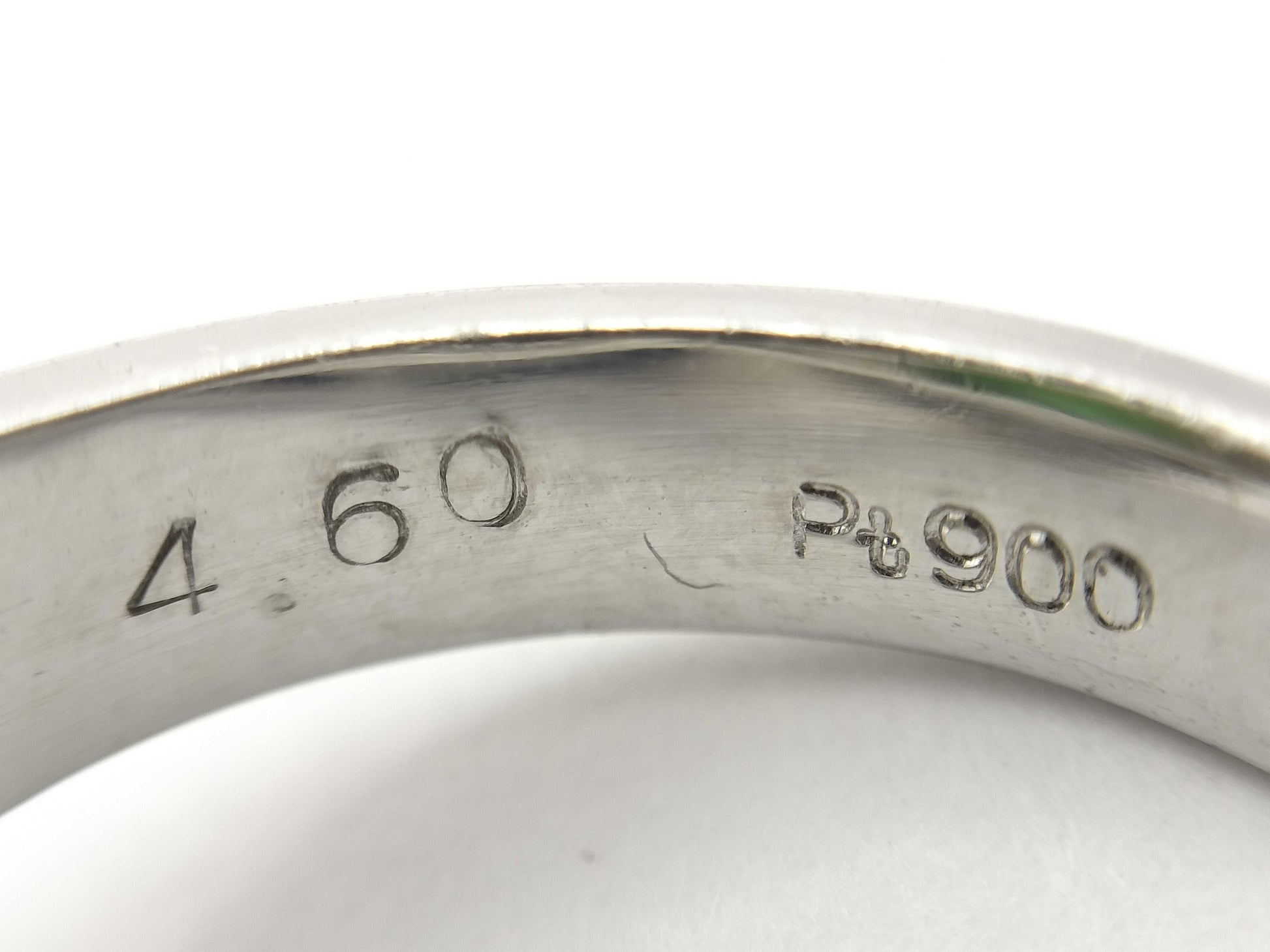Jadeite 4.60ct D0.63ct PT900 10.2g Ring 