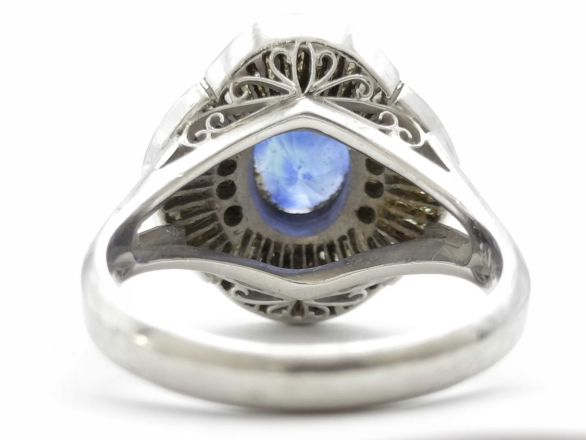 S2.18ct D0.96ct PT900 10.0g Ring 