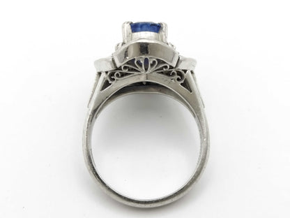 S2.18ct D0.96ct PT900 10.0g Ring 