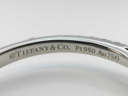 Tiffany & Co. Novo D0.90ct Diamond Ring in PT950/Au750, 2.7g 