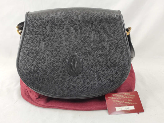 Cartier Shoulder Bag Black Shoulder Bag