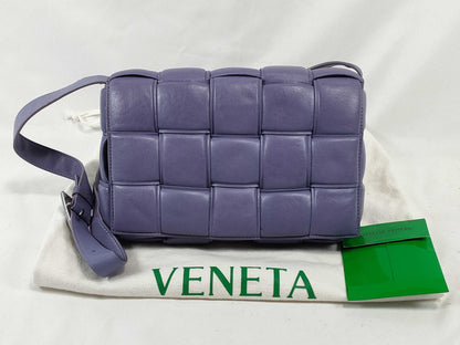 BOTTEGA VENETA Padded Cassette Intrecciato Shoulder Bag with Dust Bag