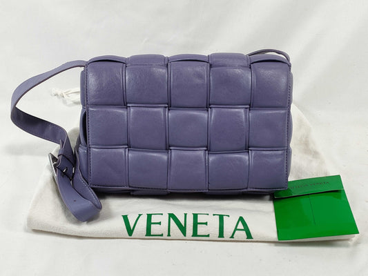 BOTTEGA VENETA Padded Cassette Intrecciato Shoulder Bag with Dust Bag