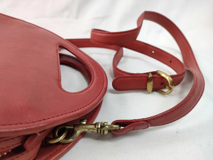 COACH OLD COACH 2-way leather handbag in red