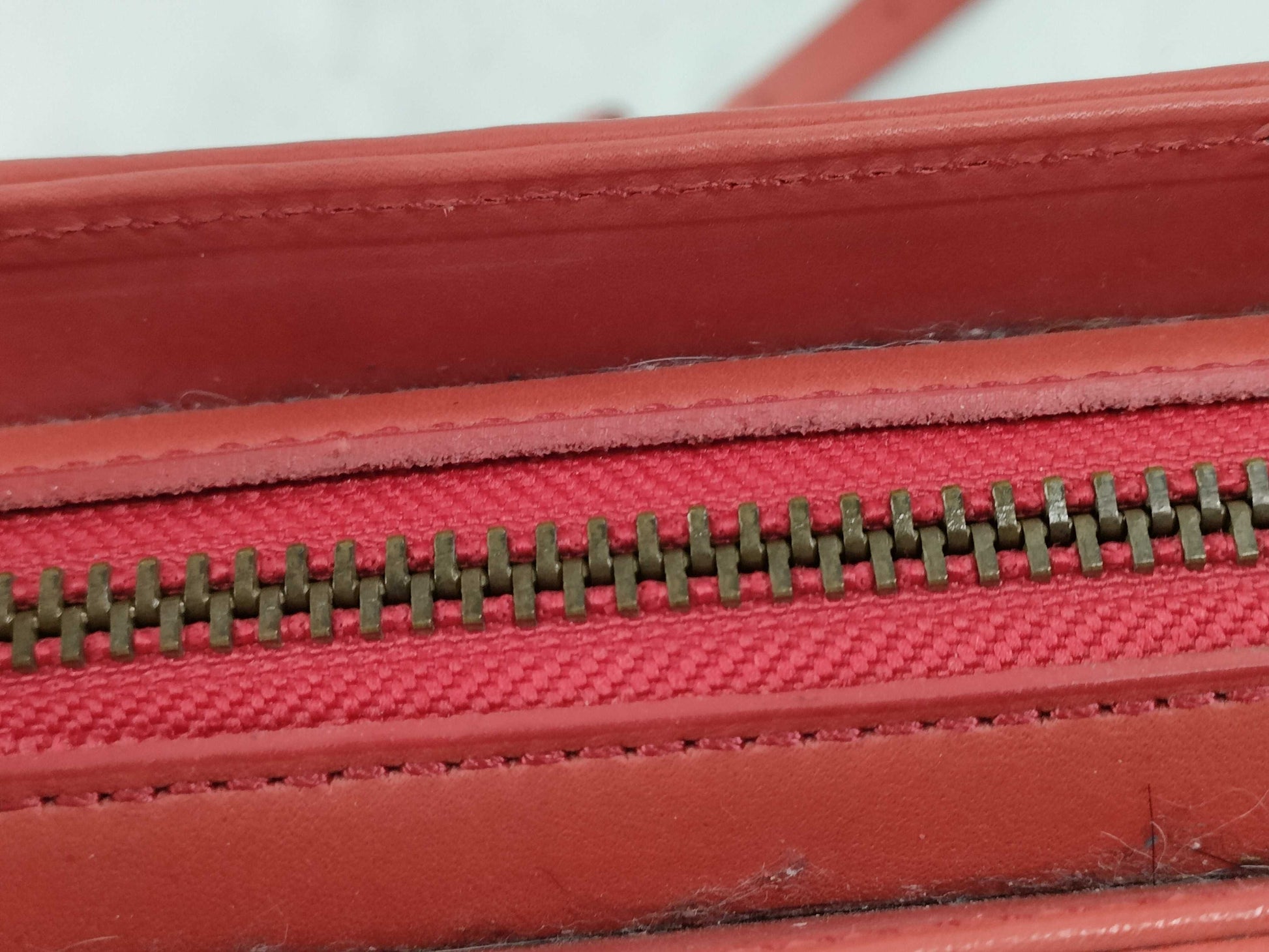 COACH OLD COACH 2-way leather handbag in red