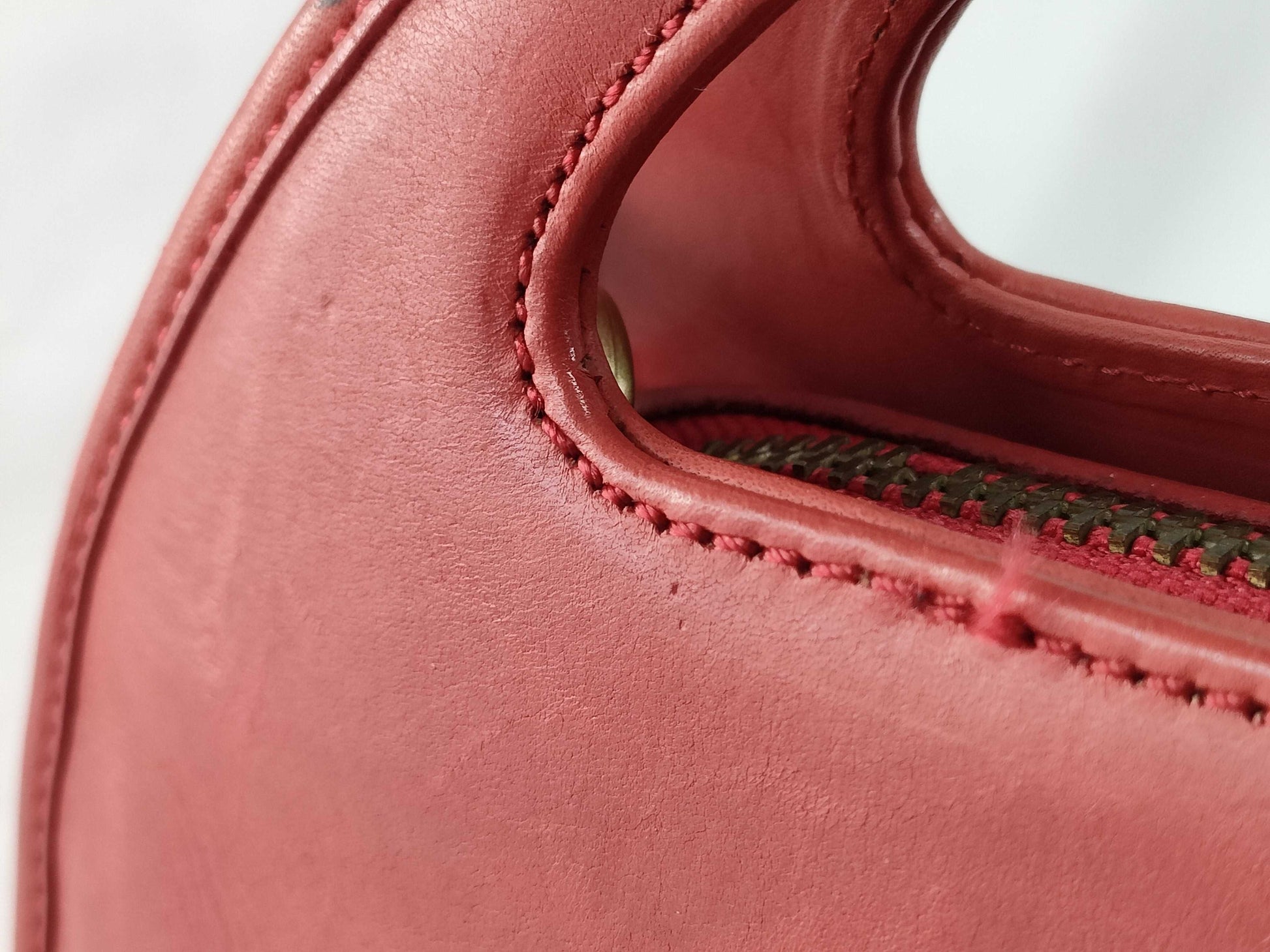 COACH OLD COACH 2-way leather handbag in red