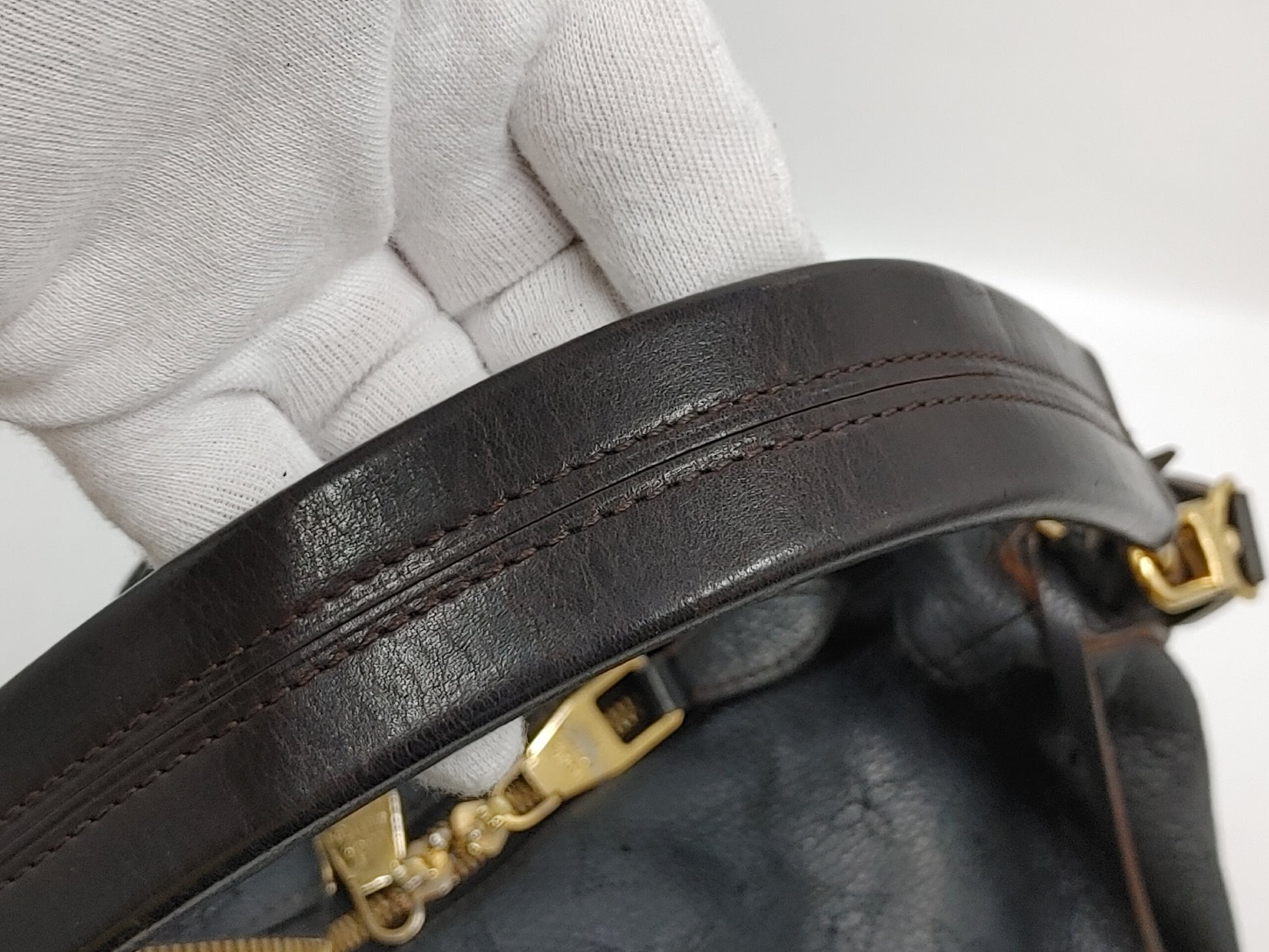 LOUIS VUITTON Monogram Empreinte Mahina Selene PM M94035 Shoulder Bag
