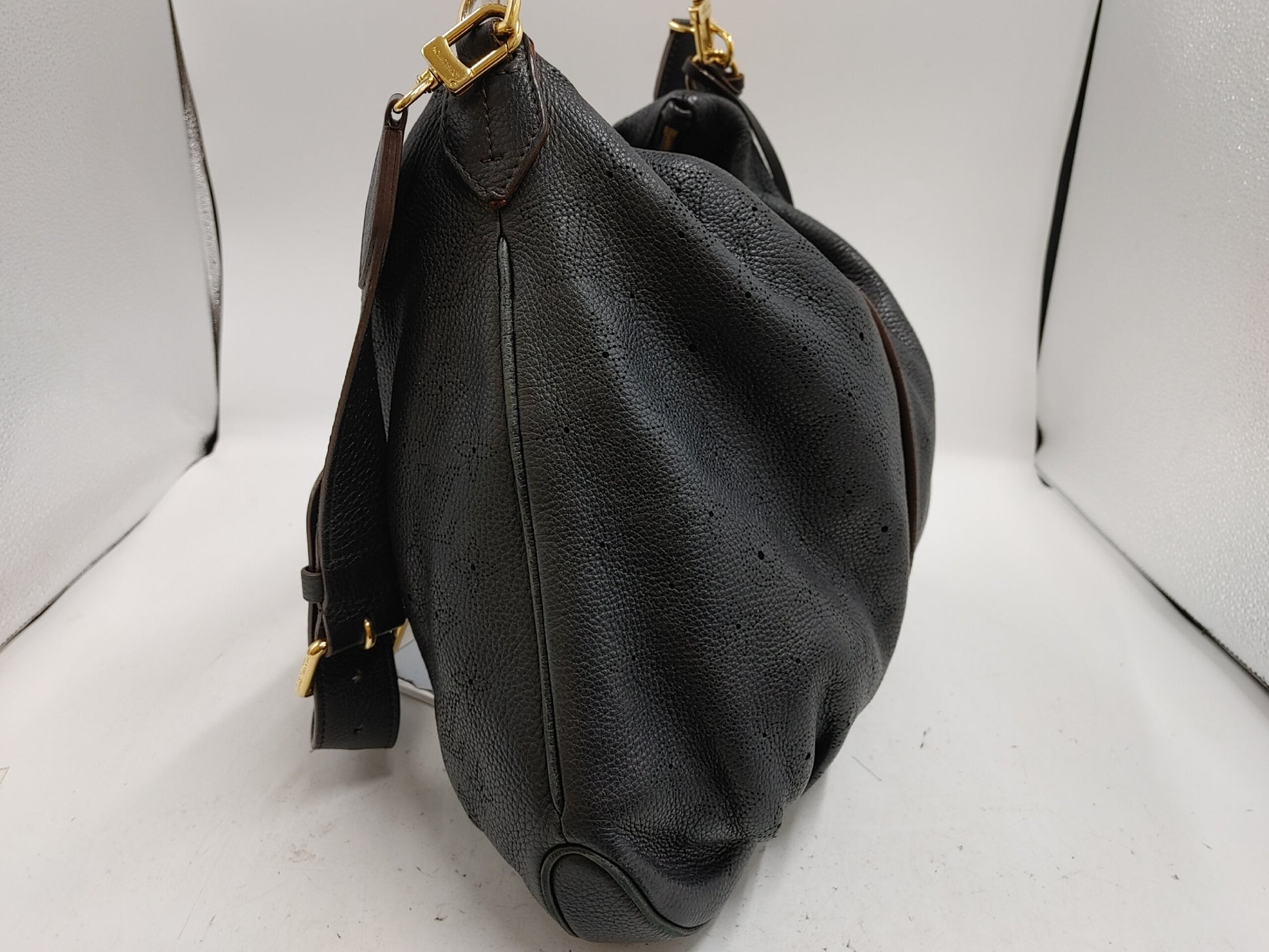 LOUIS VUITTON Monogram Empreinte Mahina Selene PM M94035 Shoulder Bag