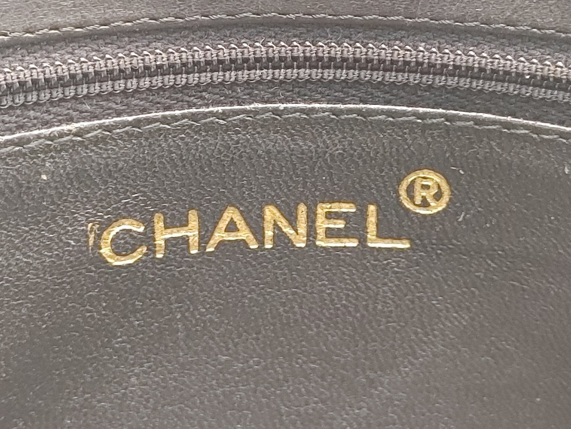 CHANEL Coco Mark Chain Shoulder Bag with Seal 0664398 Lambskin Black Shoulder Bag