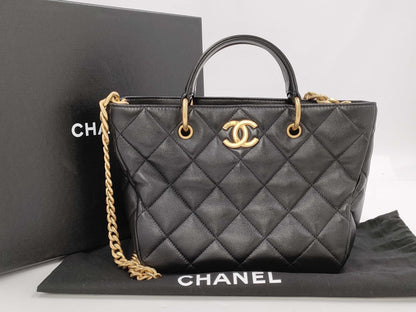 CHANEL Matelasse 2-Way Shoulder Bag AS4188 Bag GC2H3461 Black Handbag