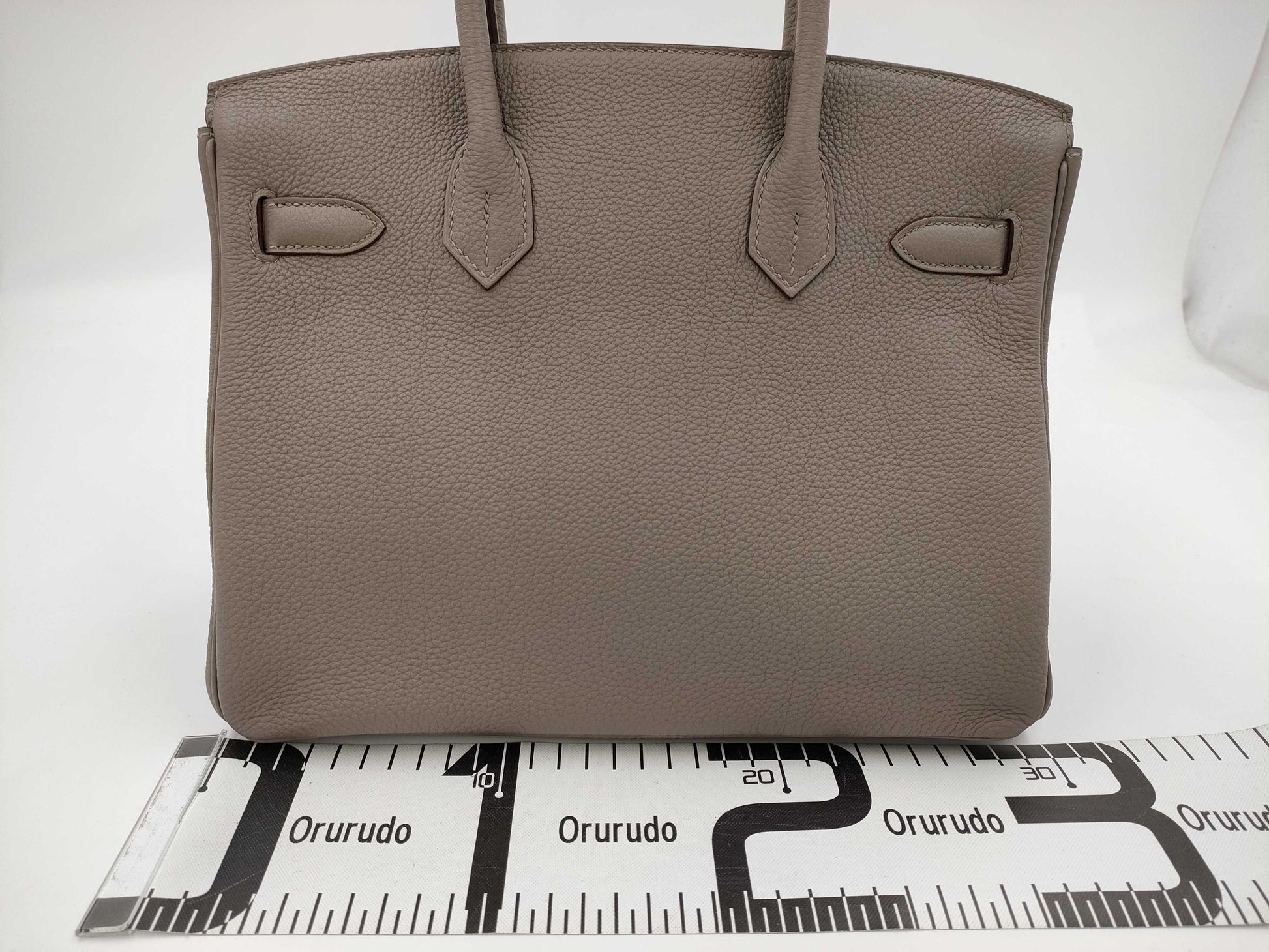 HERMES Birkin 30 Grease Asphalt, Silver Hardware, SP Order, Y Stamp, Unused, Two-Tone Handbag