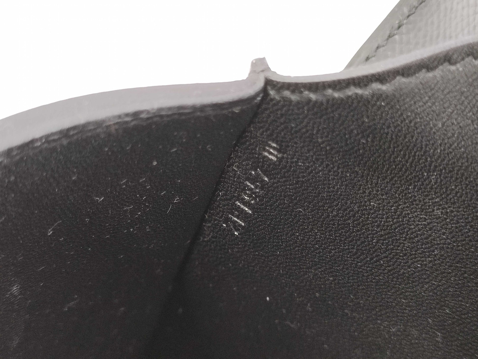 HERMES Della Cavalle Black Shoulder Bag with Stamped Z, Silver Hardware