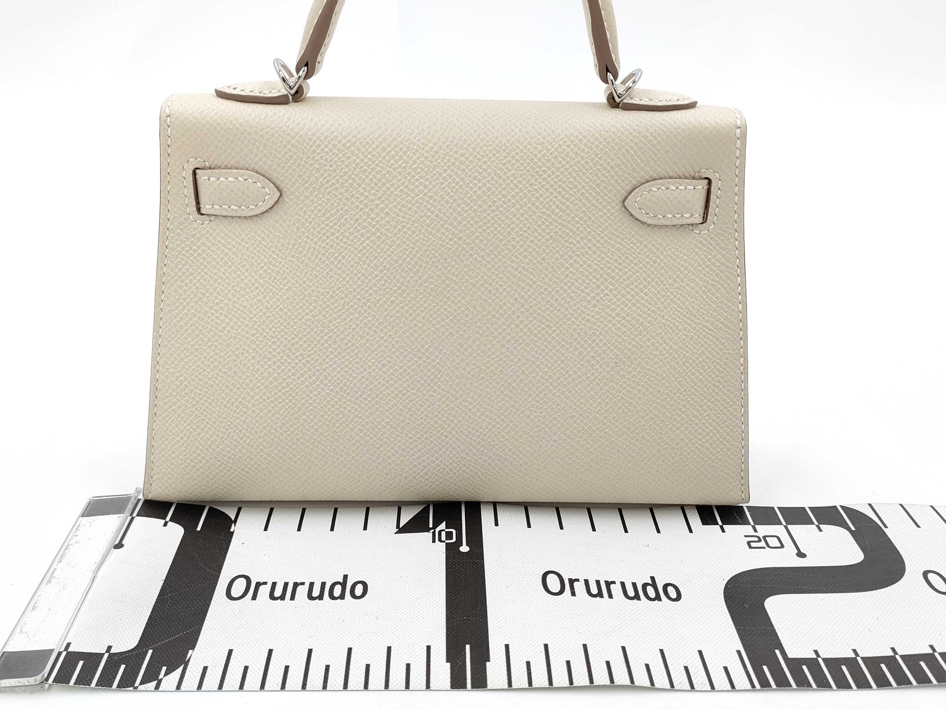 HERMES Mini Kelly 2 Epson SP Custom Order Silver Hardware Shoulder Bag