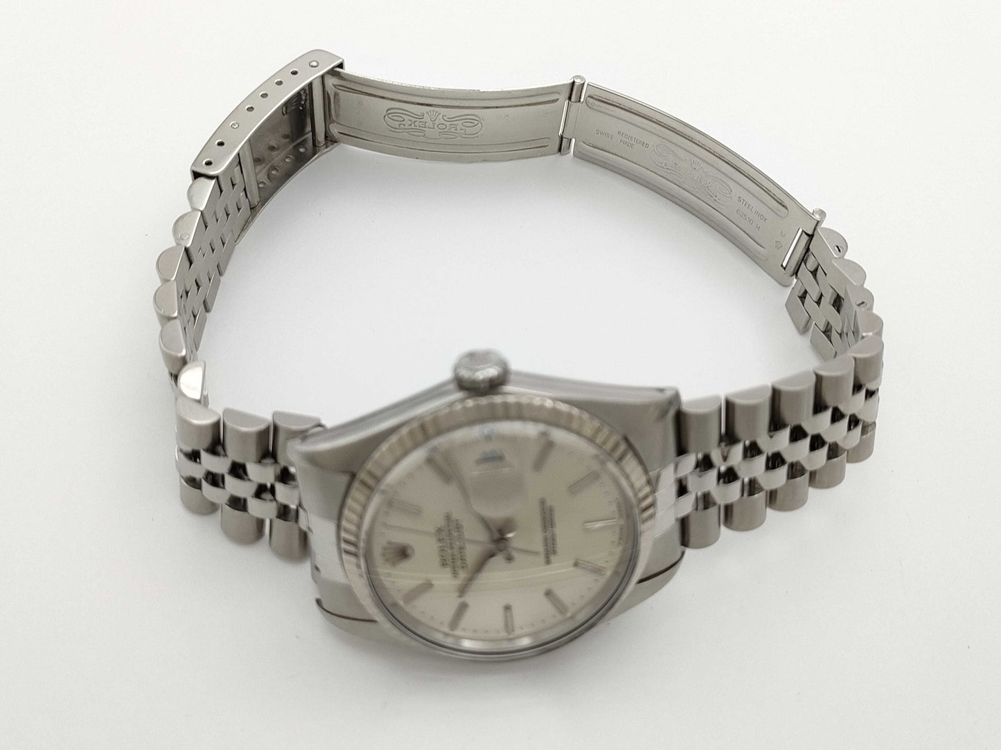ROLEX 16014 R315835 Silver Dial Boys' Watch
