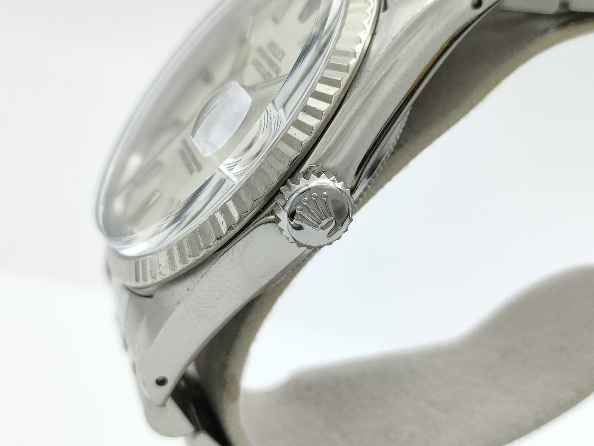ROLEX 16014 R315835 Silver Dial Boys' Watch