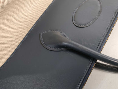 HERMES Bolide 45 handbag with L engraved gold hardware