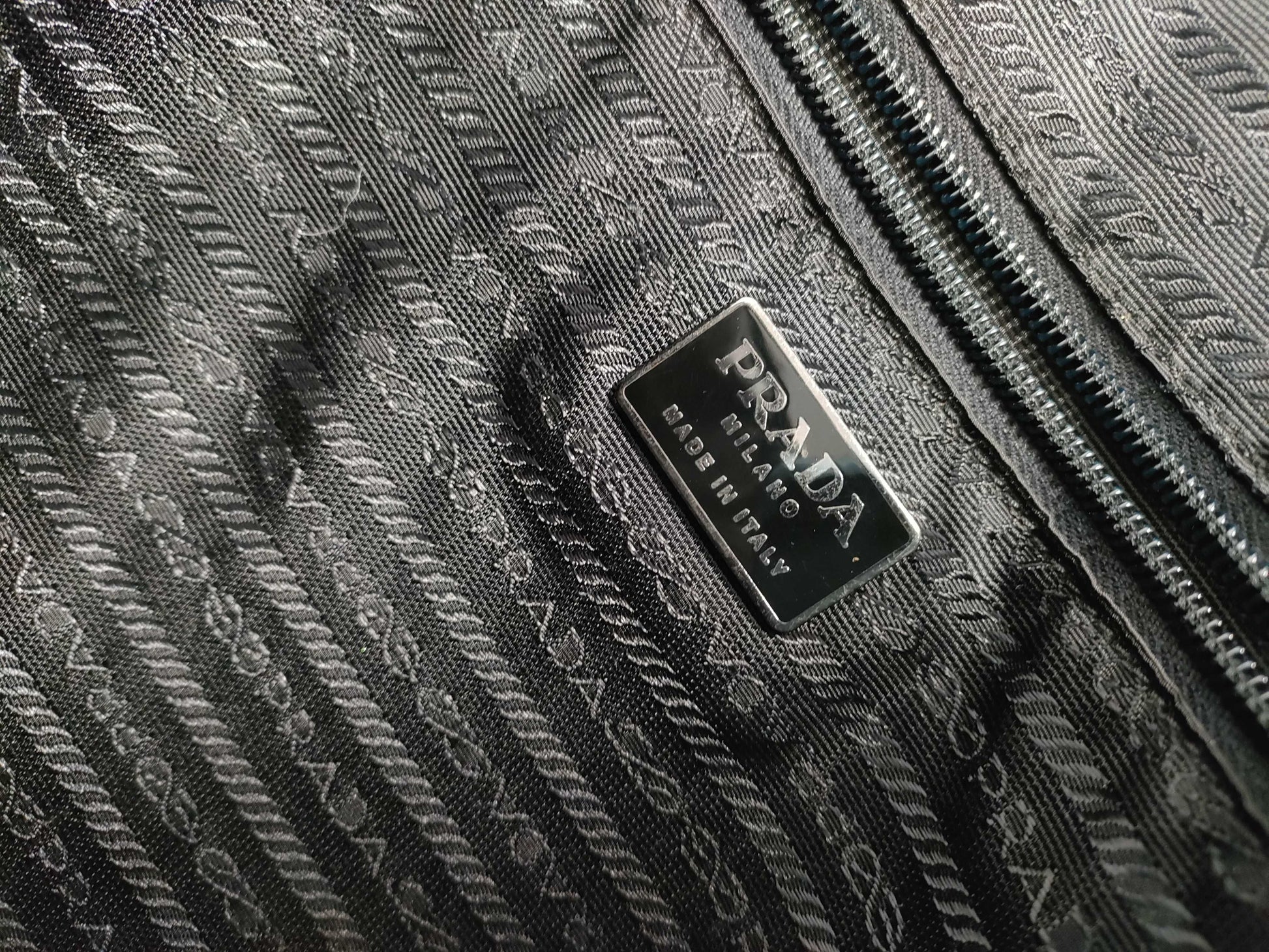 PRADA PRADA Suede Black Tote Bag Tote Bag